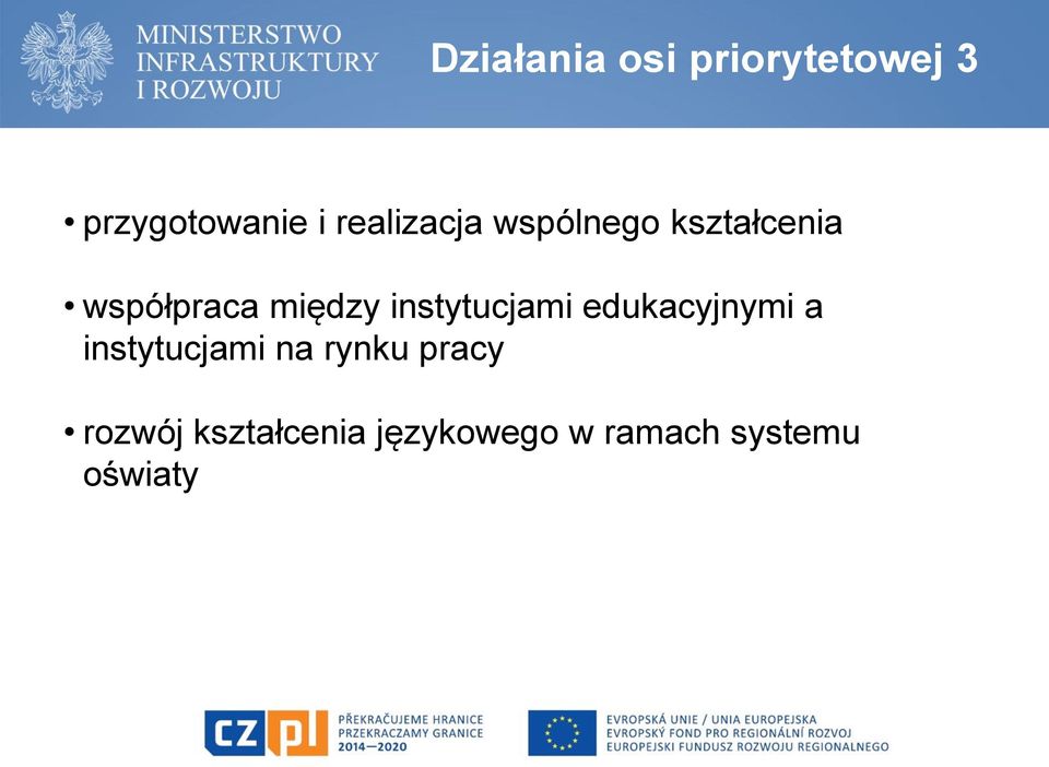 instytucjami edukacyjnymi a instytucjami na rynku