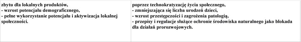 poprzez technokratyzację życia społecznego, - zmniejszająca się liczba urodzeń dzieci, -