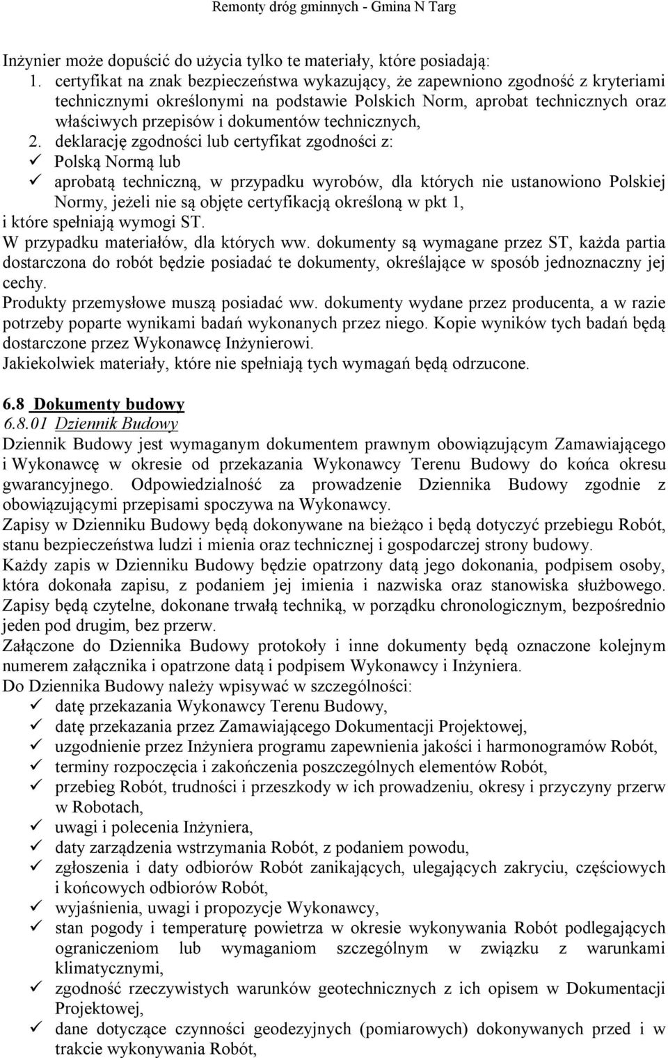 technicznych, 2.