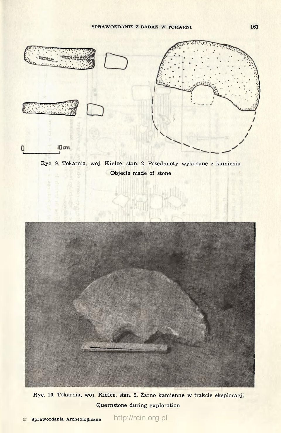 Przedmioty wykonane z kamienia Objects made of stone Ryc. 10.