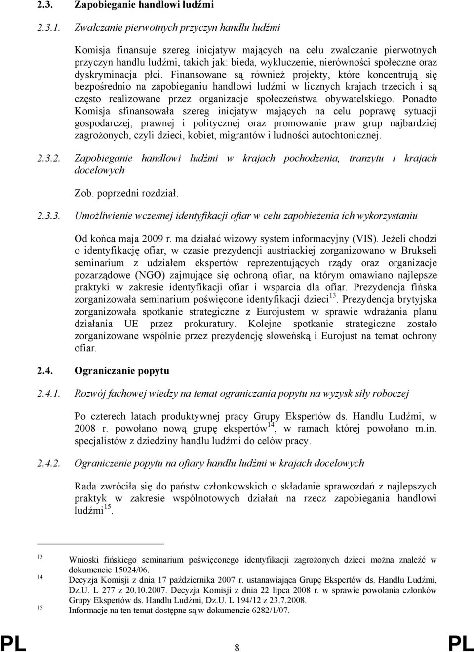 oraz dyskryminacja płci.