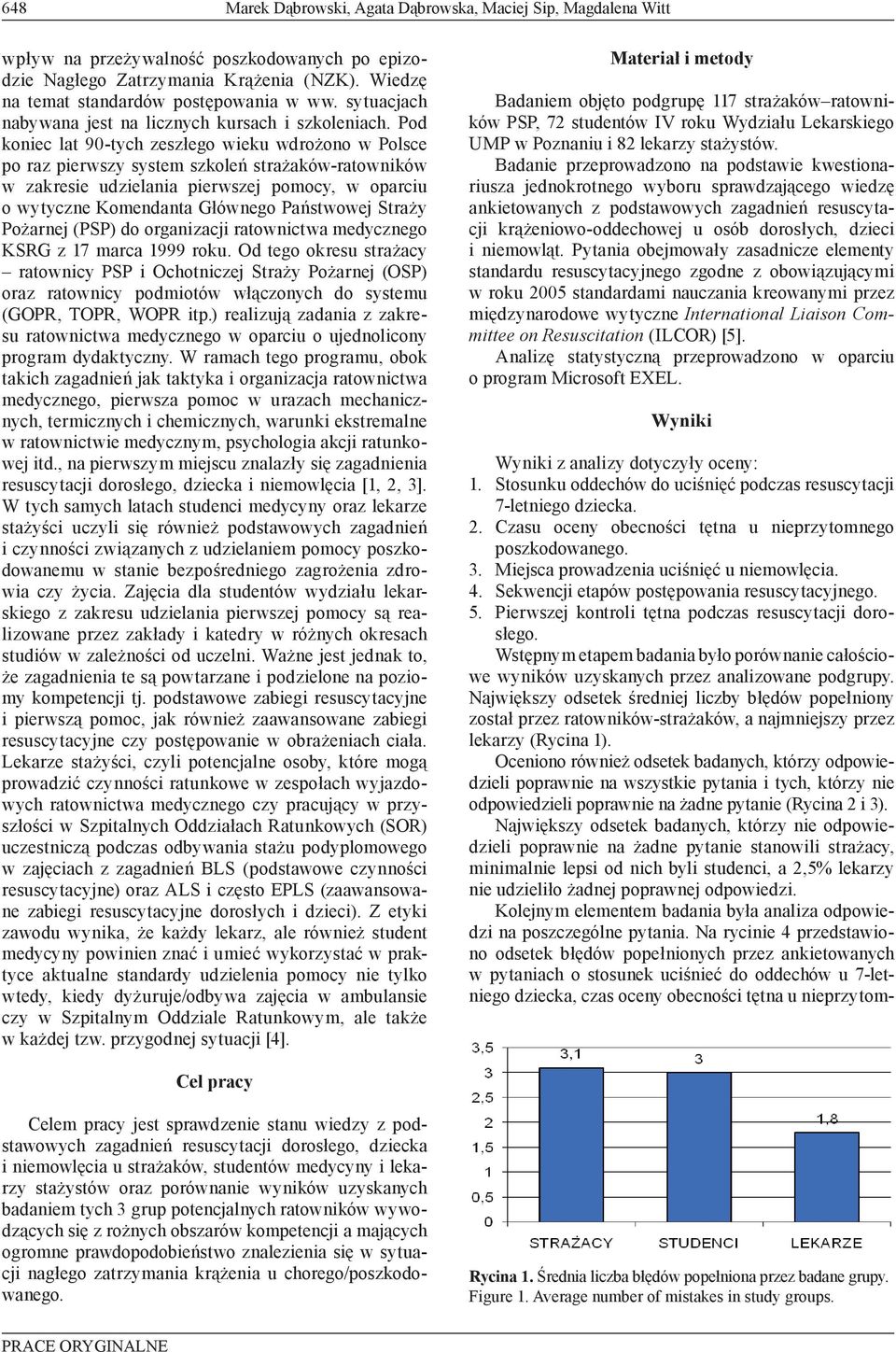 Pod koniec lat 90-tych zeszłego wieku wdrożono w Polsce po raz pierwszy system szkoleń strażaków-ratowników w zakresie udzielania pierwszej pomocy, w oparciu o wytyczne Komendanta Głównego Państwowej