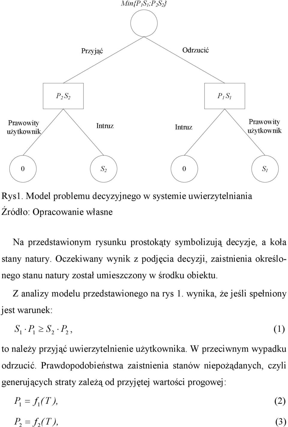 Oczekway wyk z podjęca decyzj, zastea określoego stau atury został umeszczoy w środku obektu. Z aalzy modelu przedstawoego a rys.