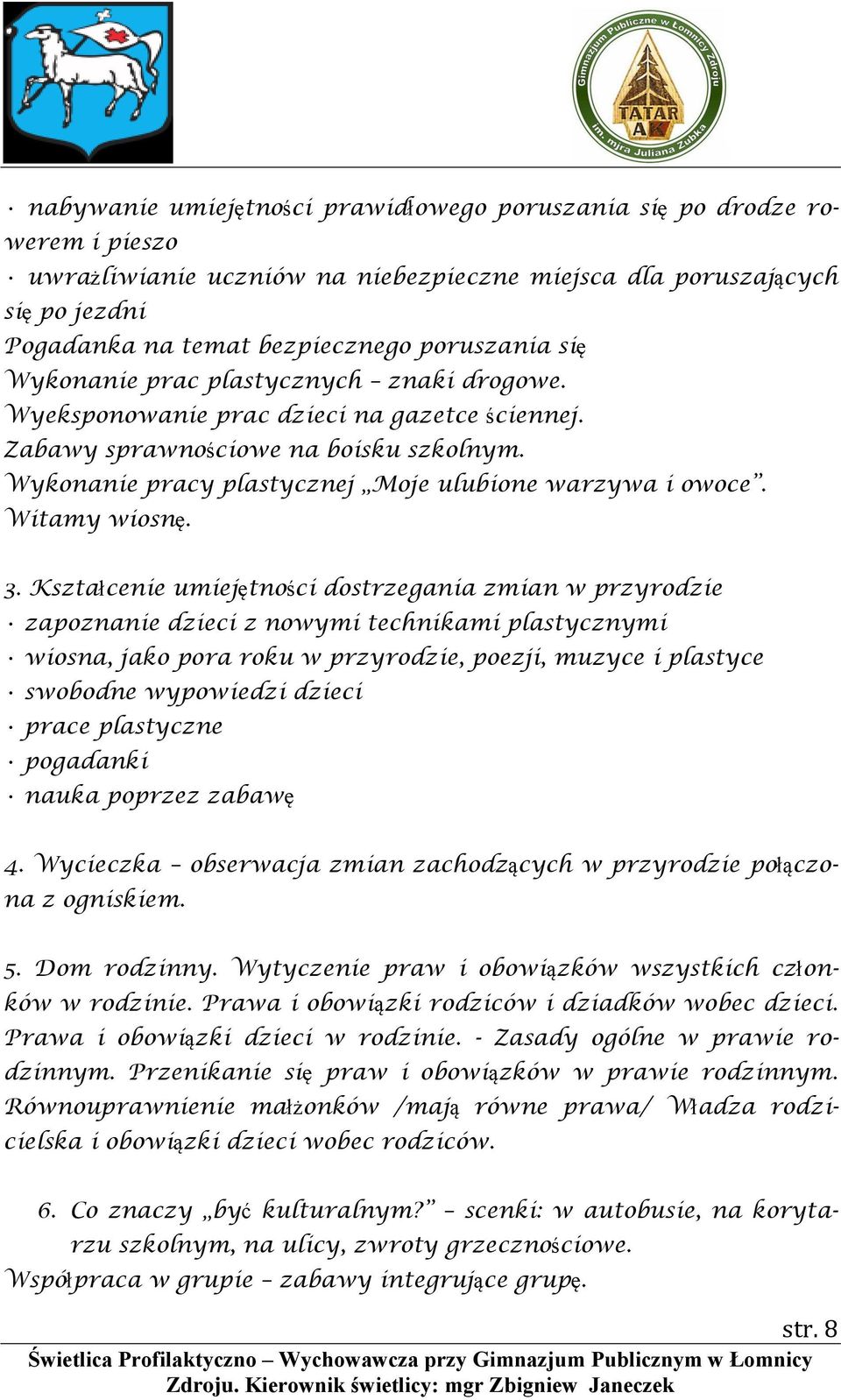 Witamy wiosnę. 3.