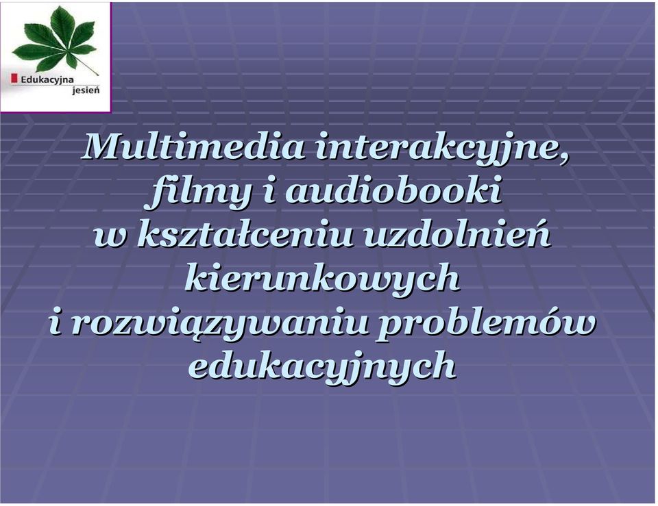uzdolnień kierunkowych i