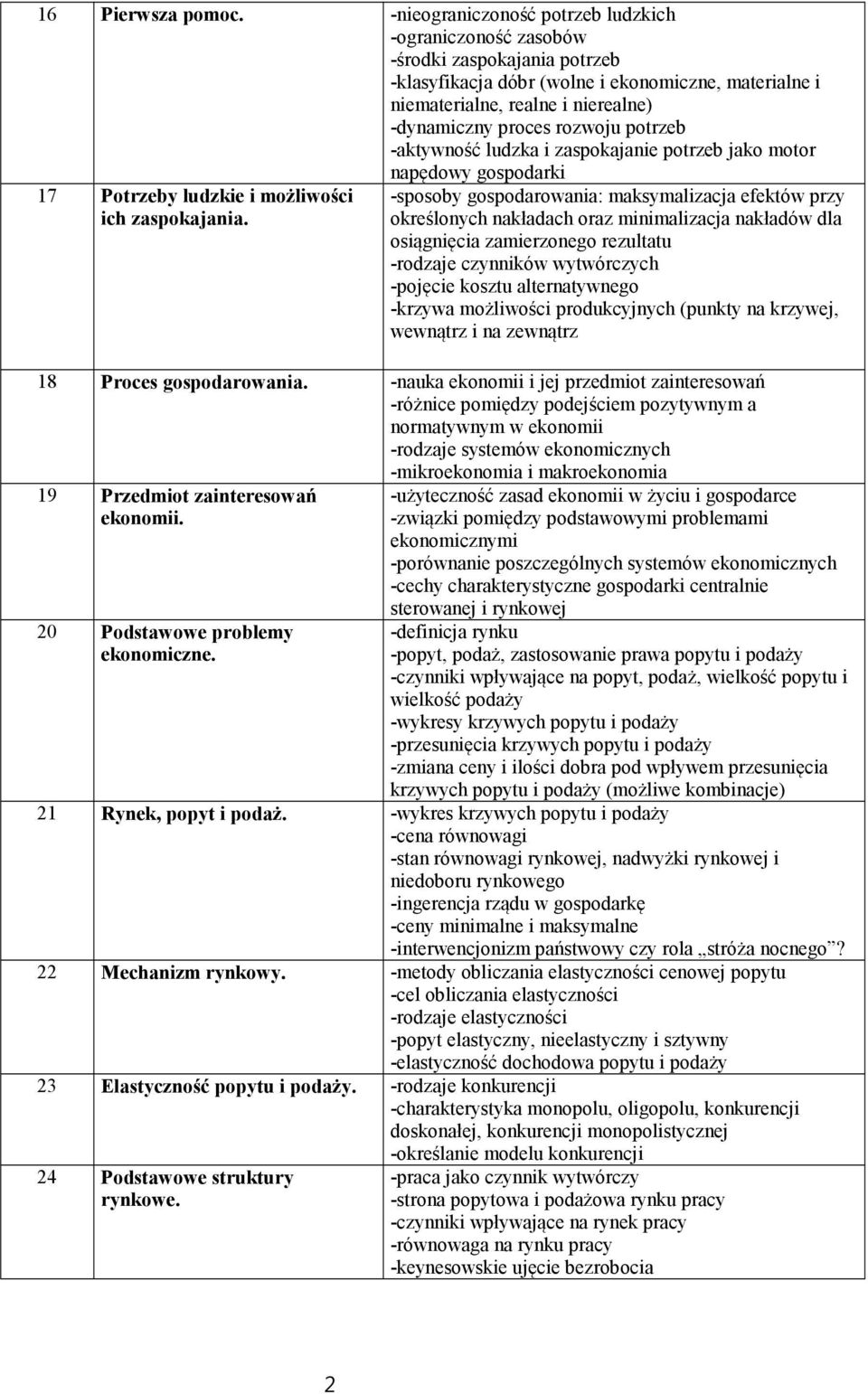 rozwoju potrzeb -aktywność ludzka i zaspokajanie potrzeb jako motor napędowy gospodarki 17 Potrzeby ludzkie i możliwości ich zaspokajania.