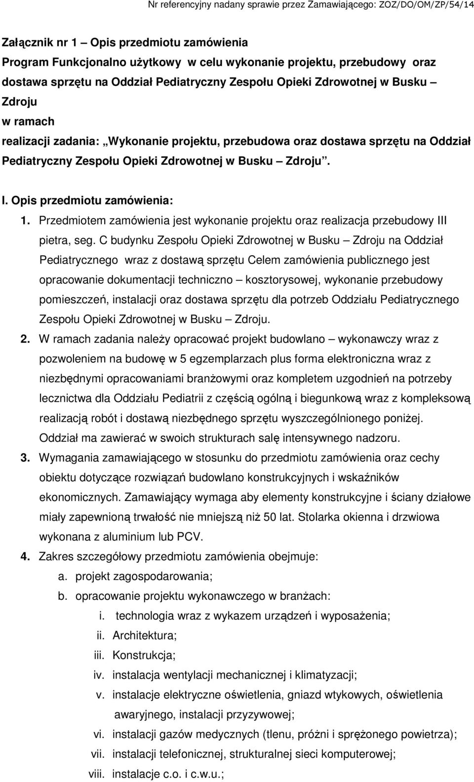 Przedmiotem zamówienia jest wykonanie projektu oraz realizacja przebudowy III pietra, seg.