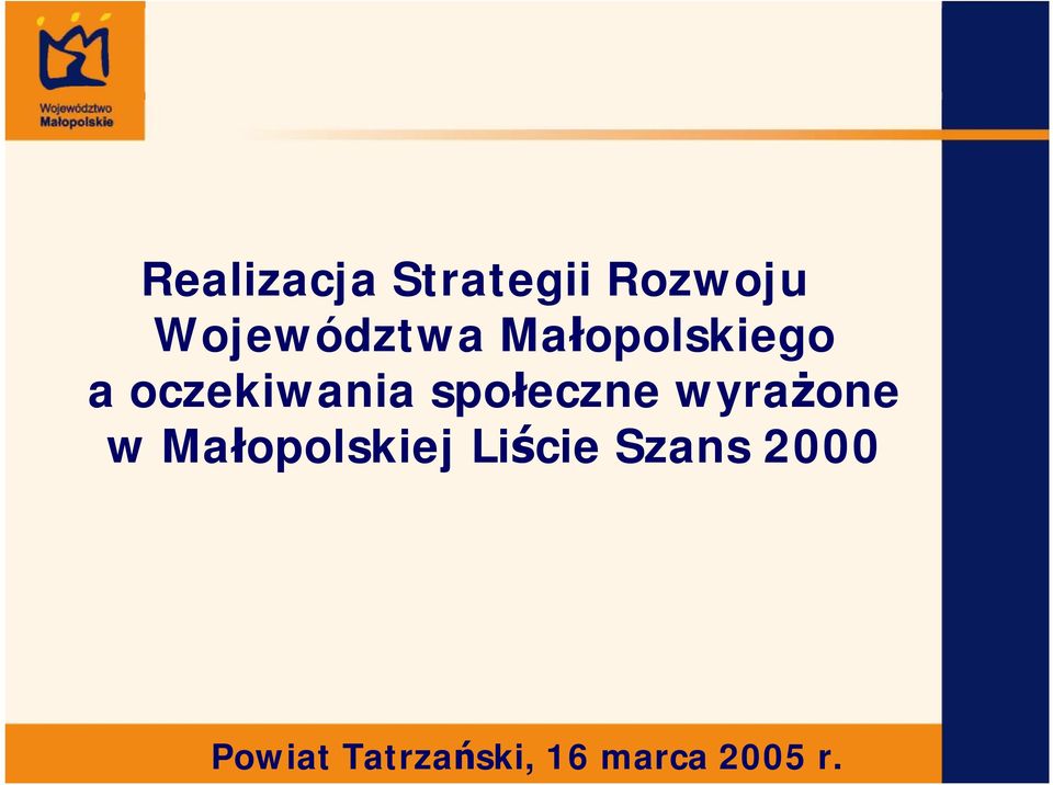 oczekiwania społeczne wyrażone w