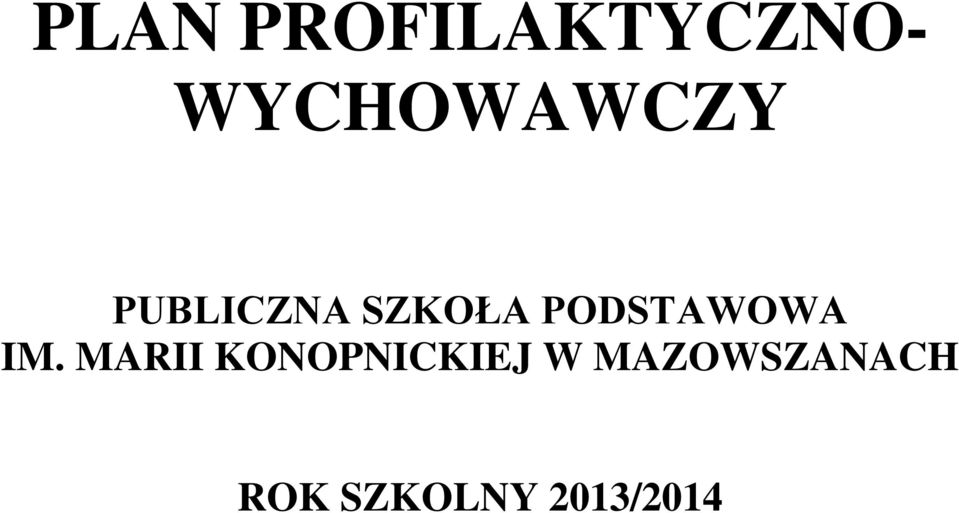 PODSTAWOWA IM.