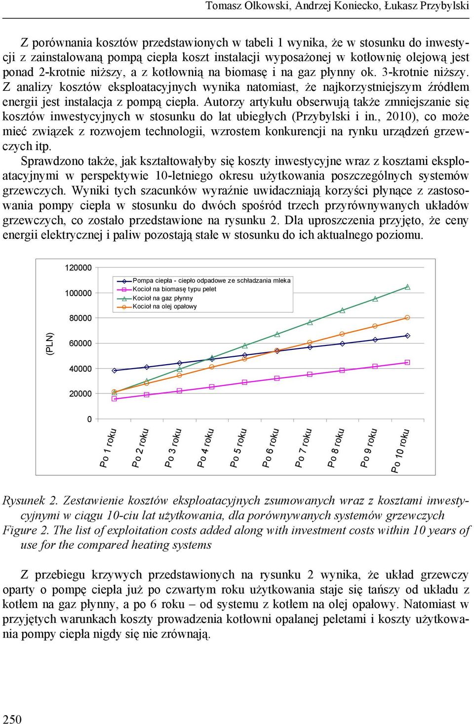 Z analizy kosztów eksploatacyjnych wynika natomiast, że najkorzystniejszym źródłem energii jest instalacja z pompą ciepła.
