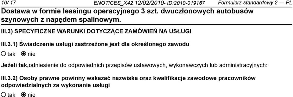 określonego zawodu Jeżeli,odsie do odpowiednich przepisów ustawowych, wykonawczych lub