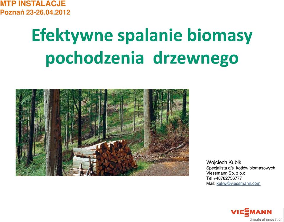 d/s kotłów biomasowych Viessmann Sp.