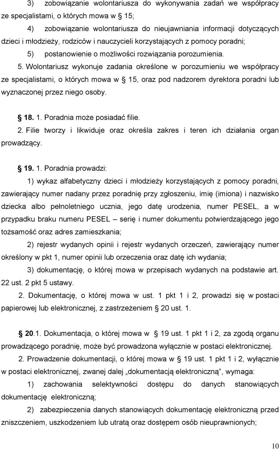 postanowienie o możliwości rozwiązania porozumienia. 5.