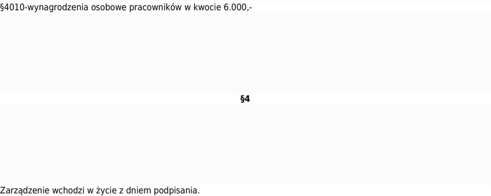 000,- 4 Zarządzenie