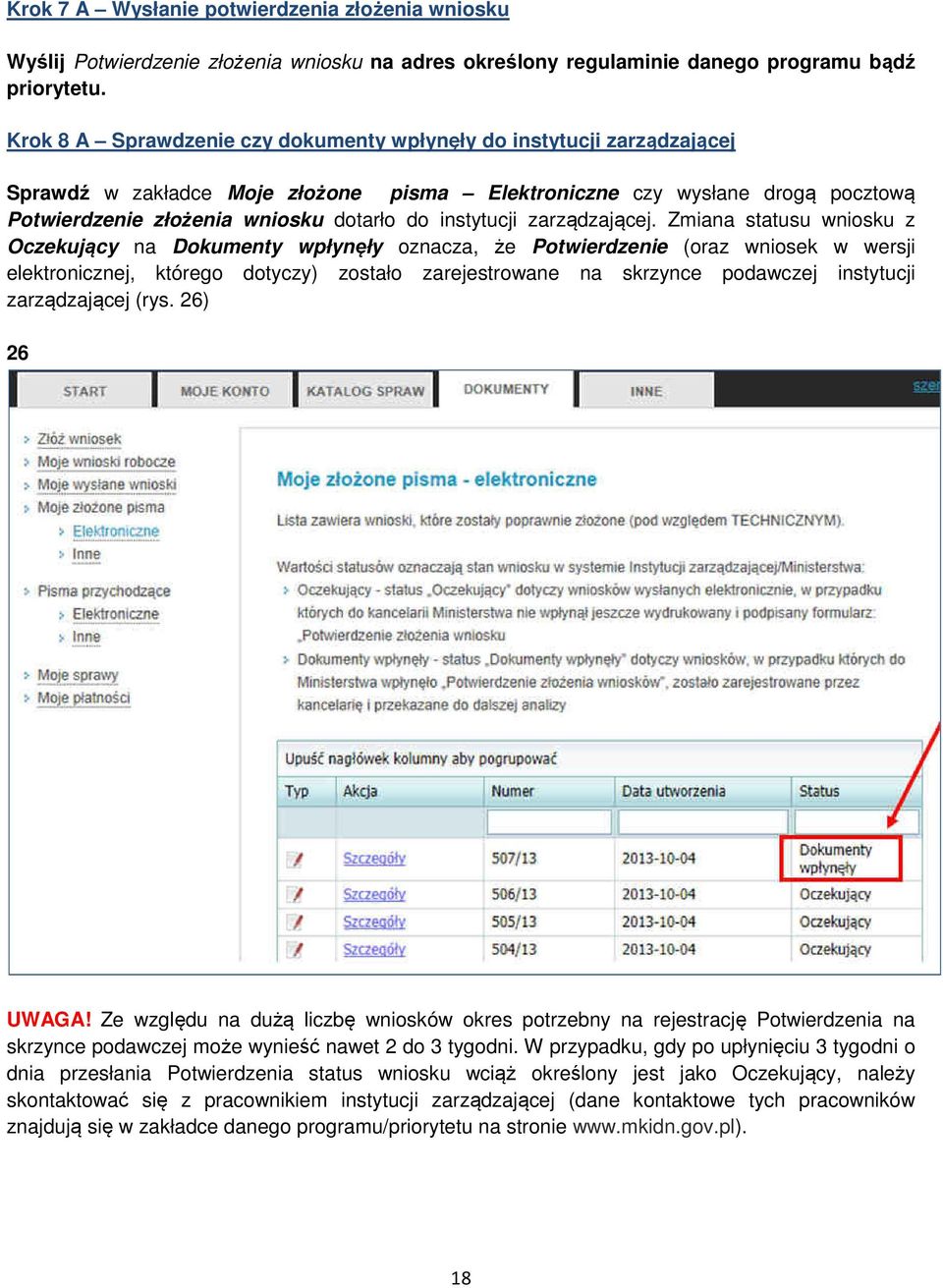 instytucji zarządzającej.