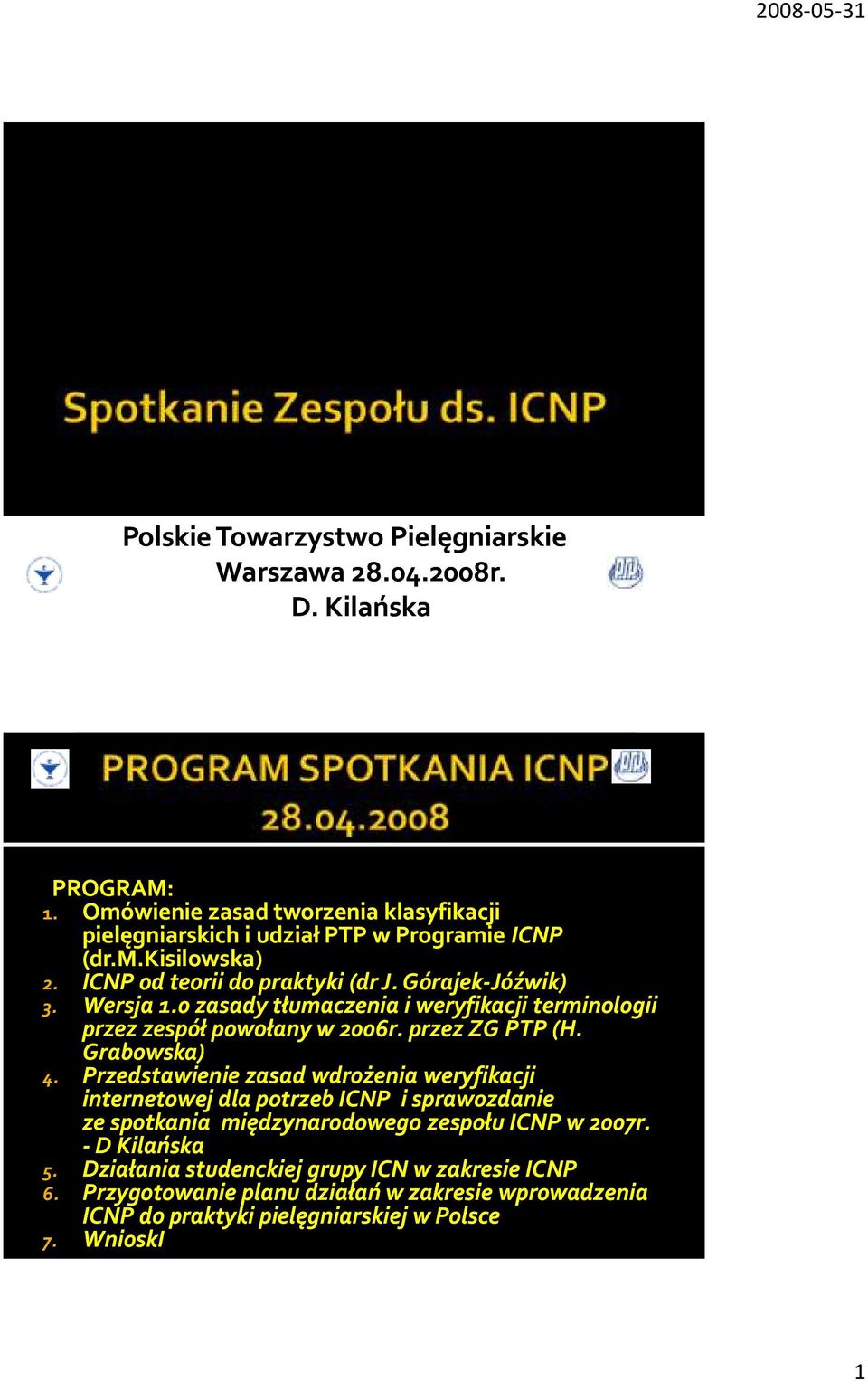 0 zasady tłumaczenia i weryfikacji terminologii przez zespół powołany w 2006r. przez ZG PTP (H. Grabowska) 4.