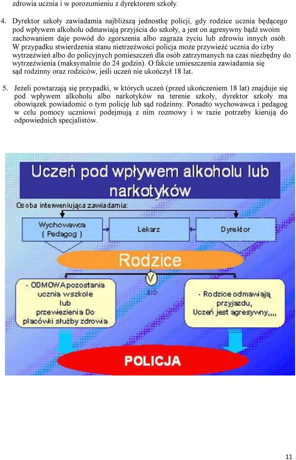 zgorszenia albo zagraża życiu lub zdrowiu innych osób.