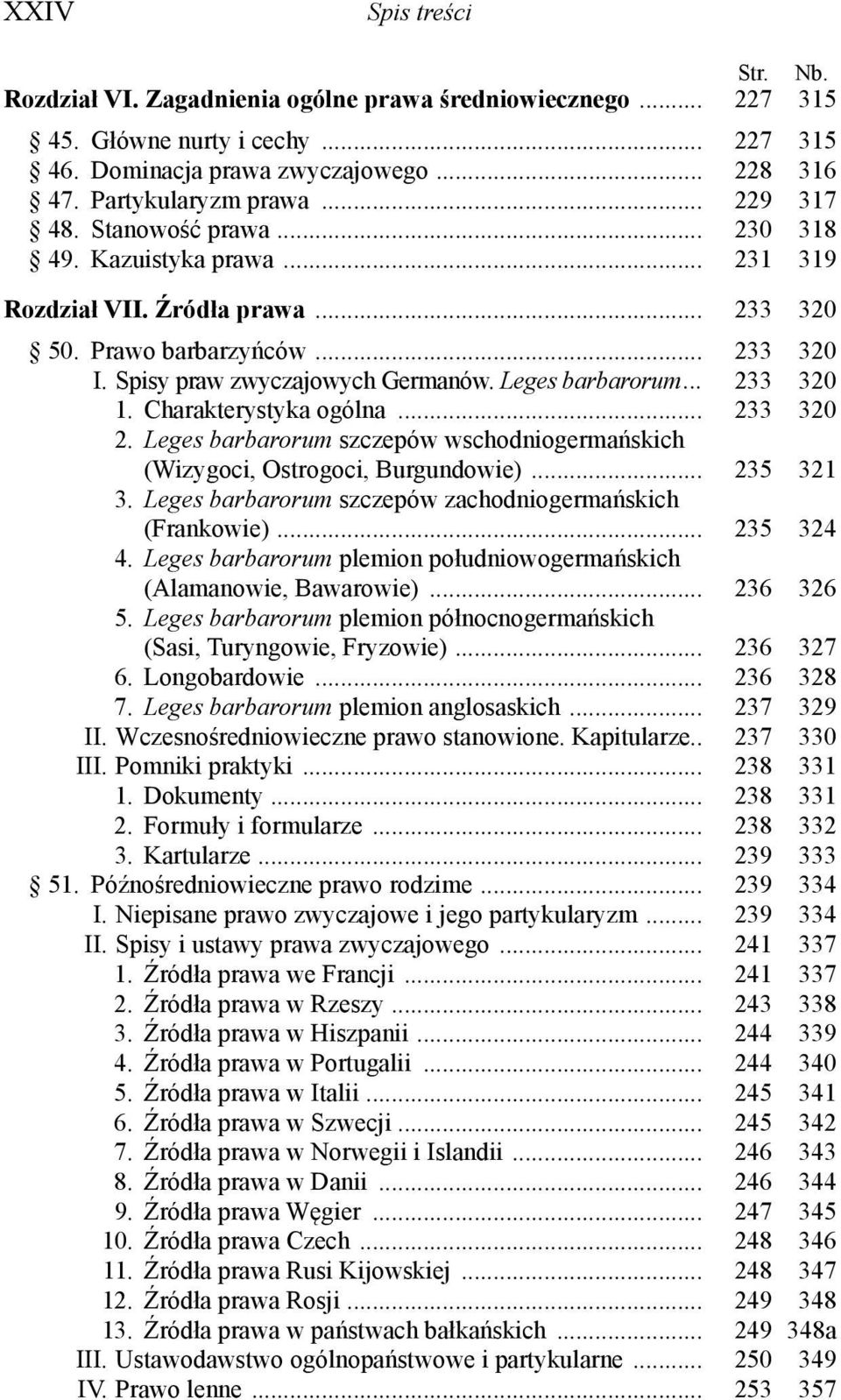 Charakterystyka ogólna... 233 320 2. Leges barbarorum szczepów wschodniogermańskich (Wizygoci, Ostrogoci, Burgundowie)... 235 321 3. Leges barbarorum szczepów zachodniogermańskich (Frankowie).