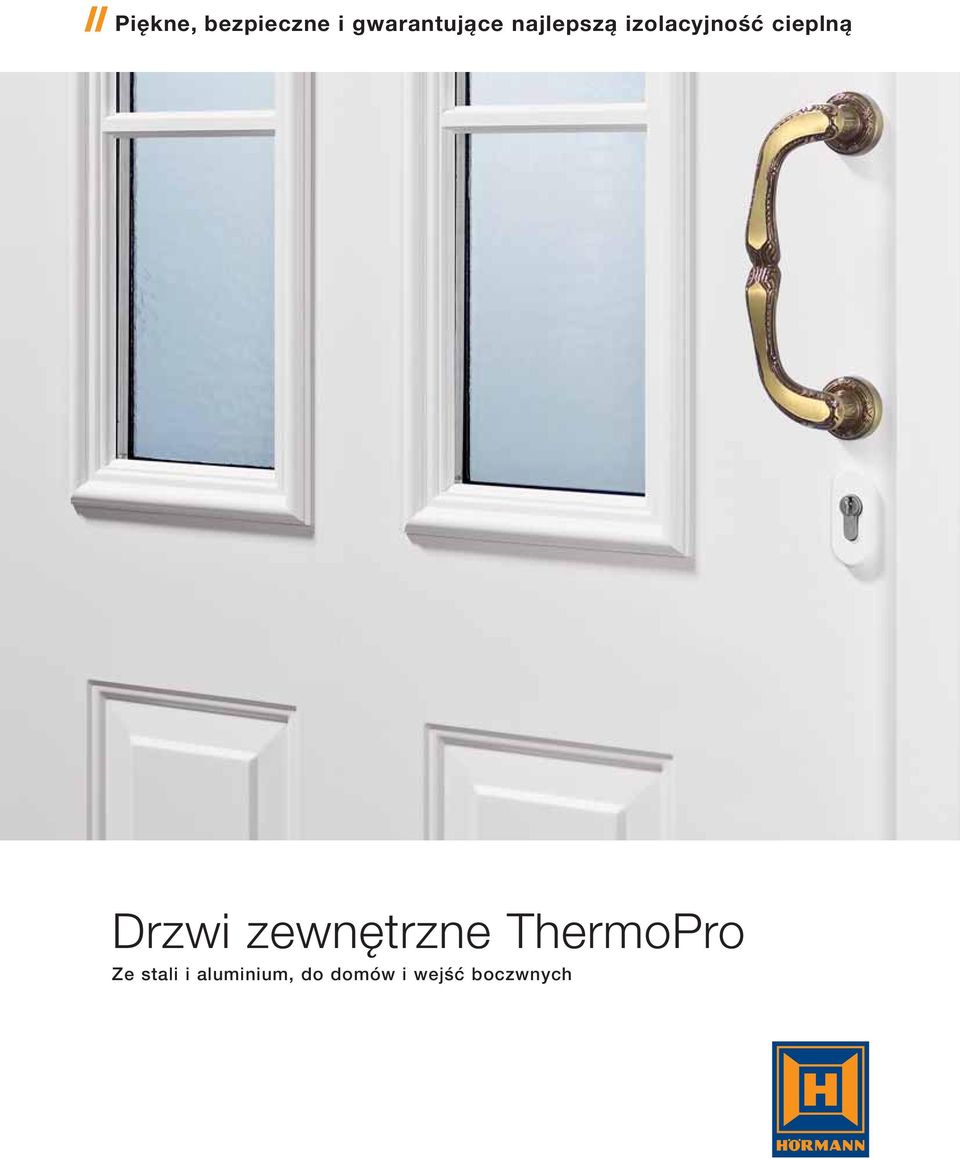 Drzwi zewnętrzne ThermoPro Ze