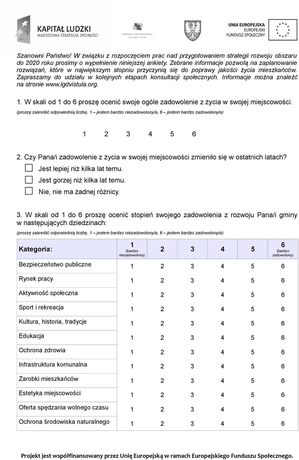 Zapraszamy do udziału w kolejnych etapach konsultacji społecznych. Informacje można znaleźć na stronie www.lgdvistula.org. 1.