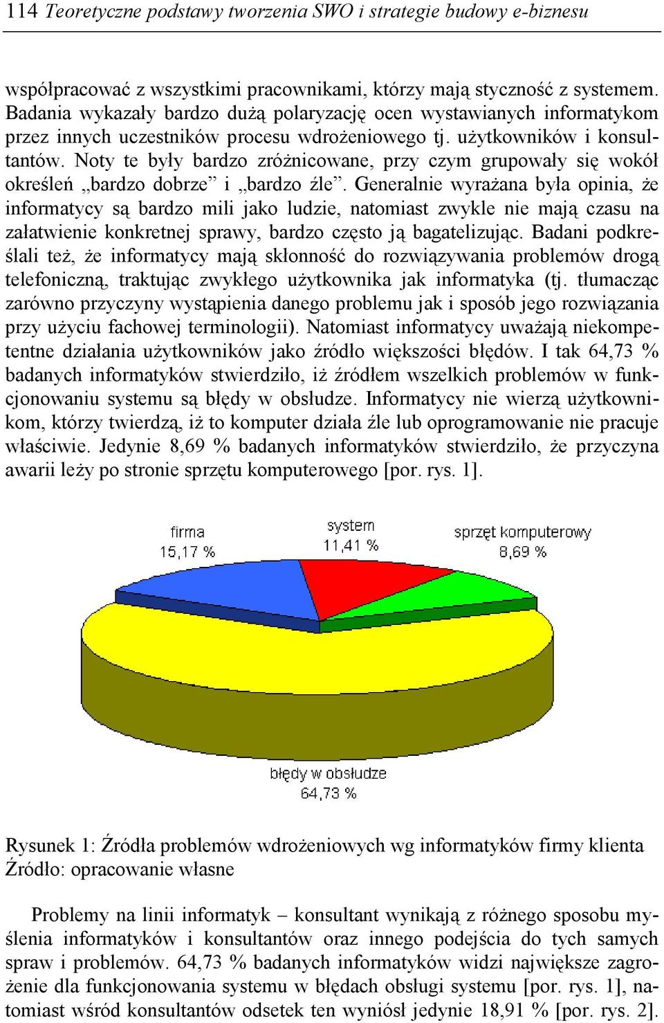 Noty te były bardzo zróŝnicowane, przy czym grupowały się wokół określeń bardzo dobrze i bardzo źle.