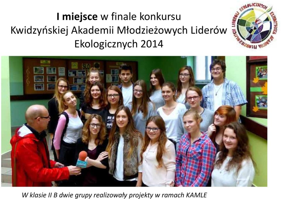 Liderów Ekologicznych 2014 W klasie