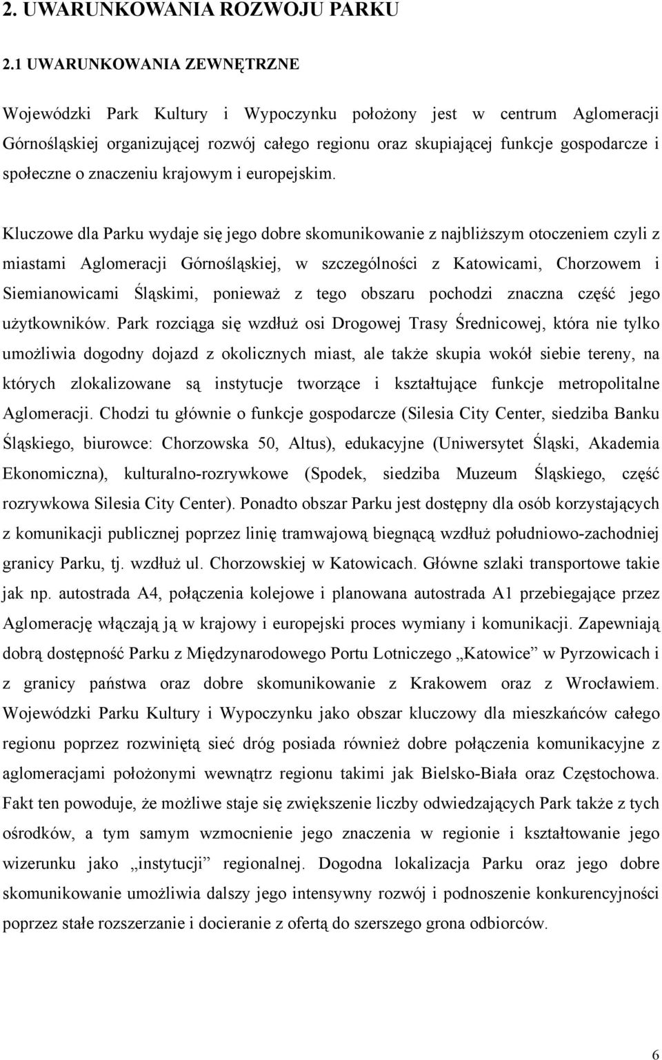 o znaczeniu krajowym i europejskim.
