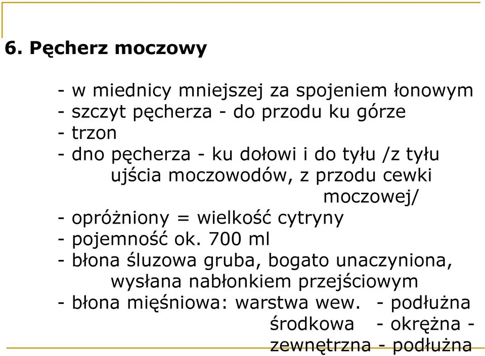 opróŝniony = wielkość cytryny - pojemność ok.