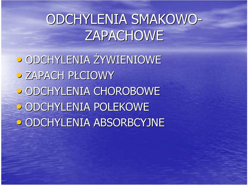 PŁCIOWYP ODCHYLENIA CHOROBOWE