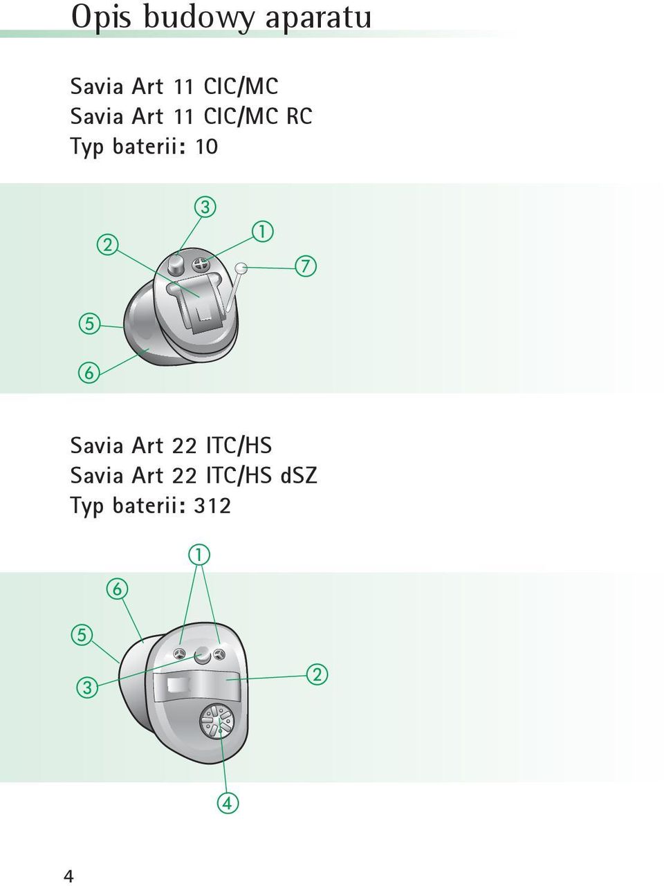 baterii: 10 Savia Art 22 ITC/HS