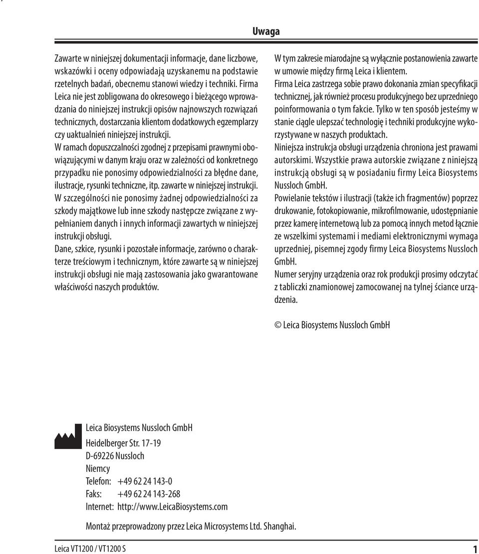 uaktualnień niniejszej instrukcji.