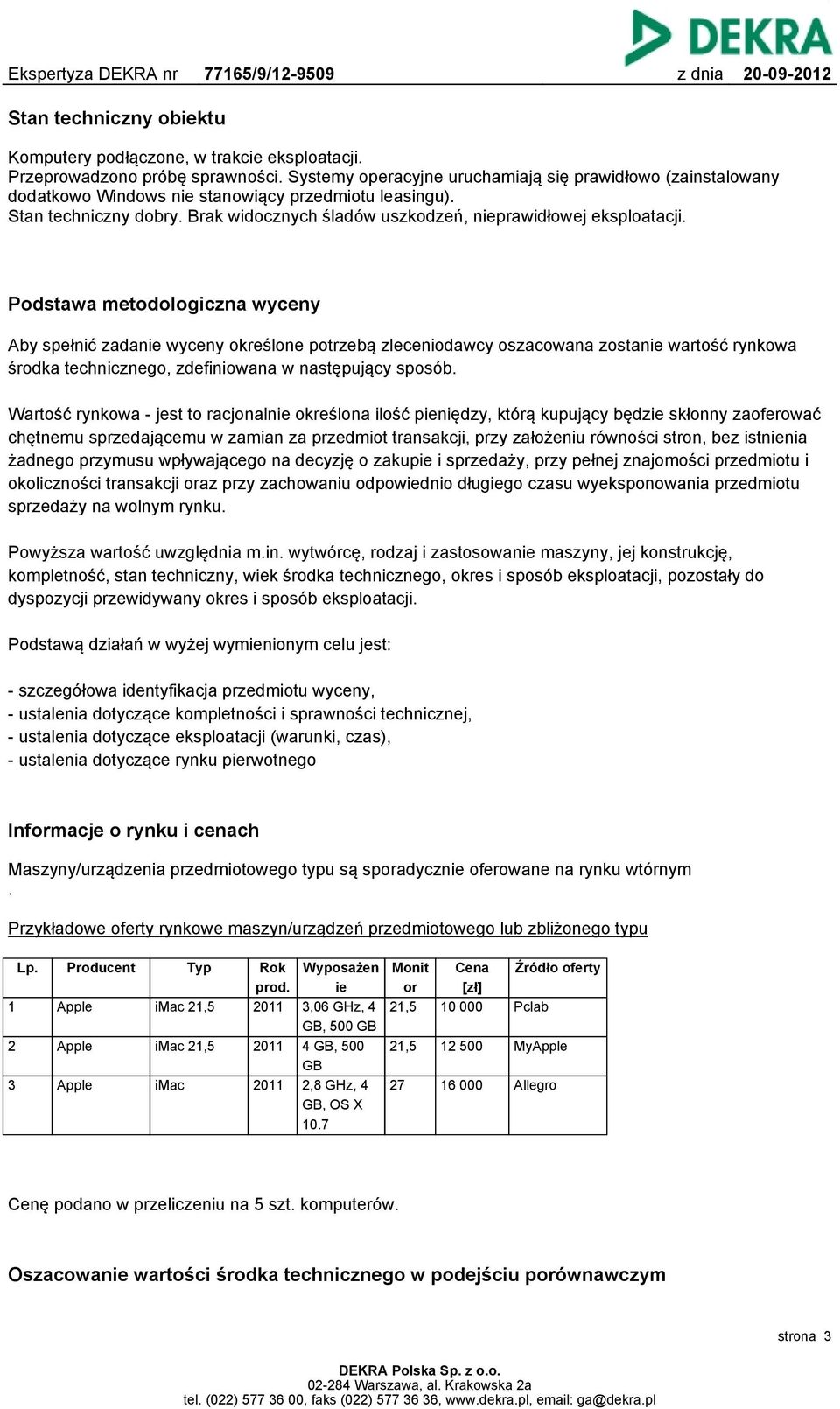 Brak widocznych śladów uszkodzeń, nieprawidłowej eksploatacji.