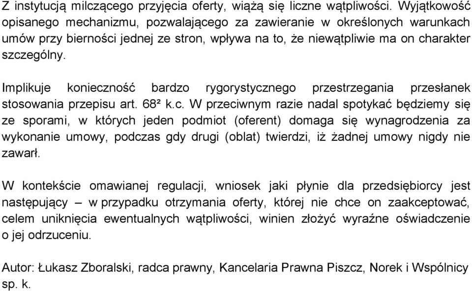 Implikuje koniecz