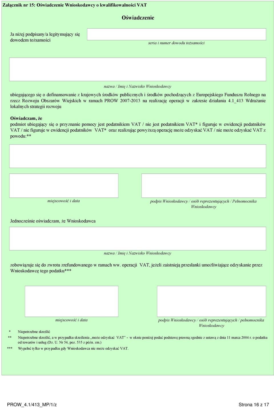 realizację operacji w zakresie działania 4.