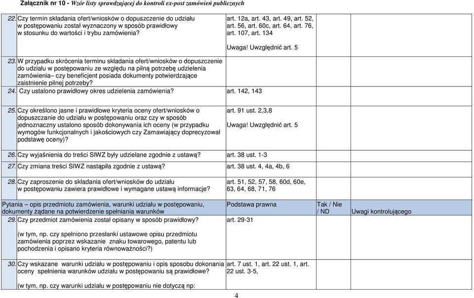 W przypadku skrócenia terminu składania ofert/wniosków o dopuszczenie do udziału w postępowaniu ze względu na pilną potrzebę udzielenia zamówienia czy beneficjent posiada dokumenty potwierdzające