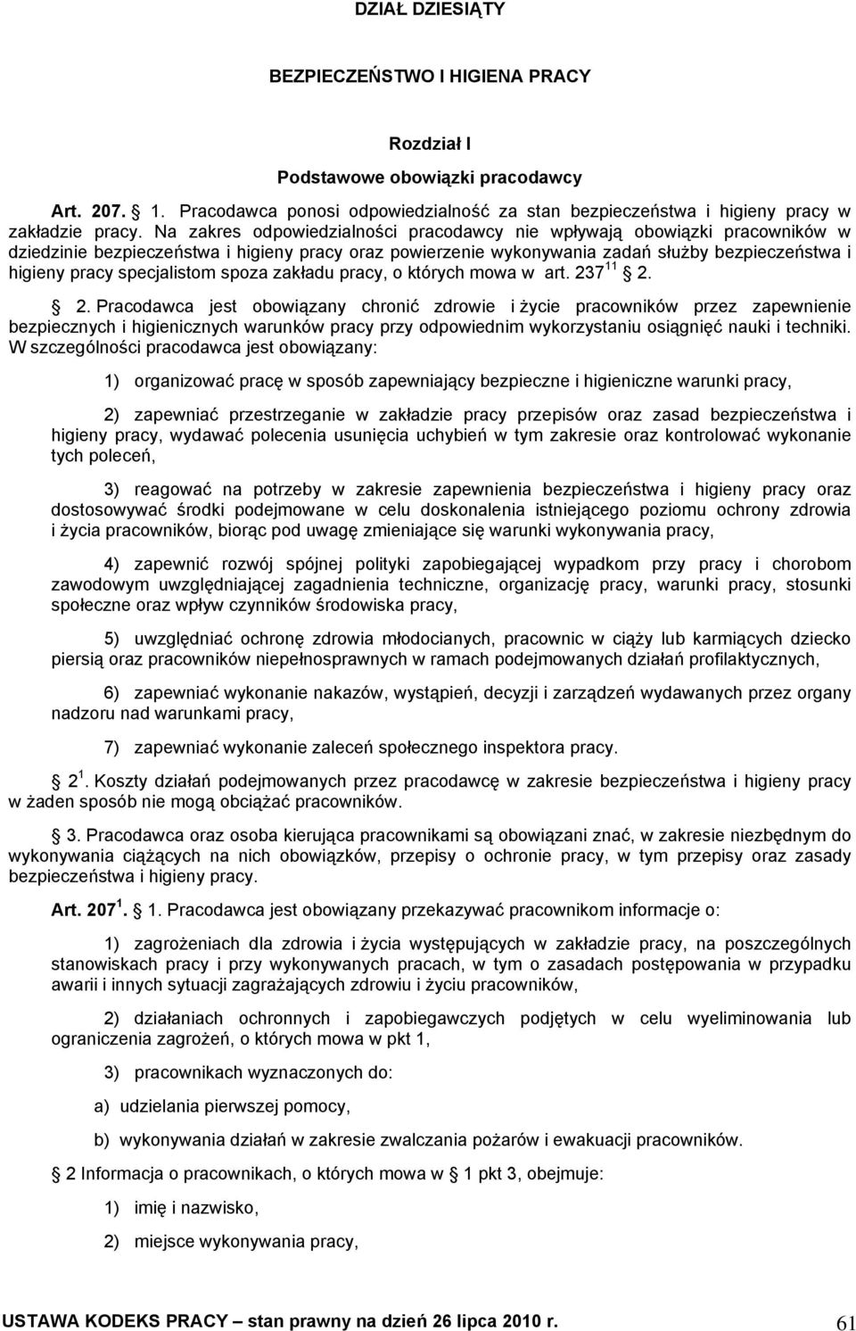 specjalistom spoza zakładu pracy, o których mowa w art. 23