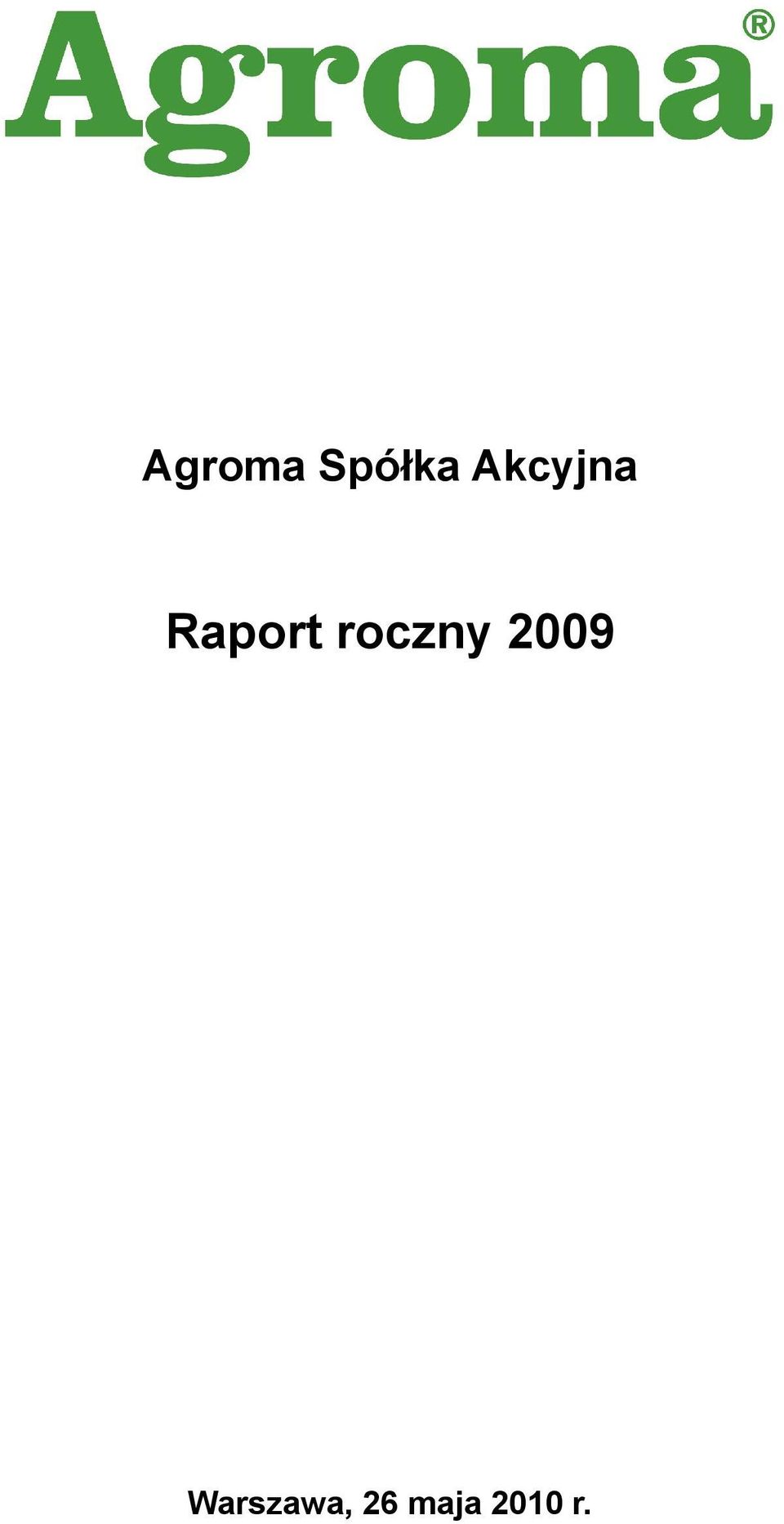 roczny 2009