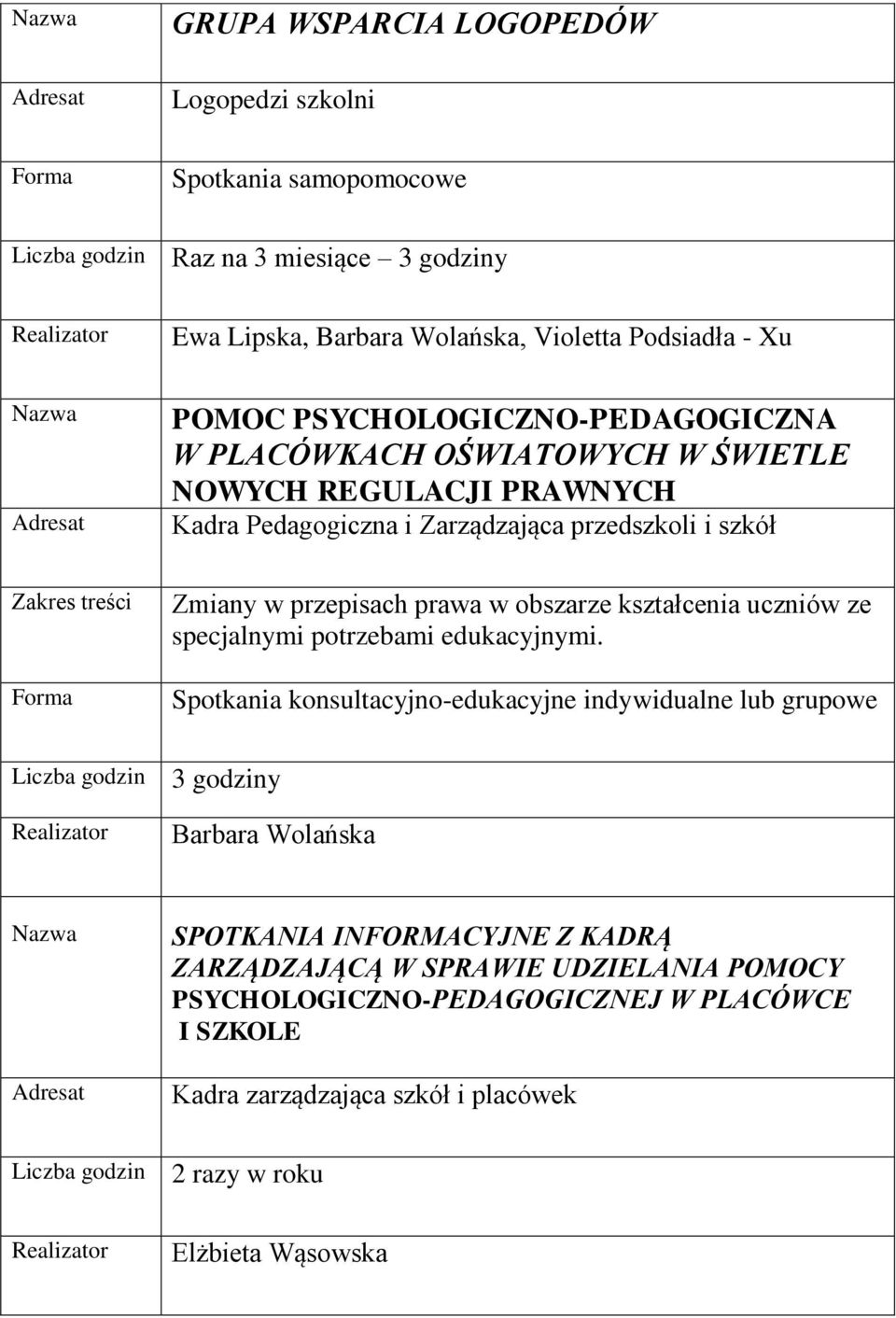 prawa w obszarze kształcenia uczniów ze specjalnymi potrzebami edukacyjnymi.