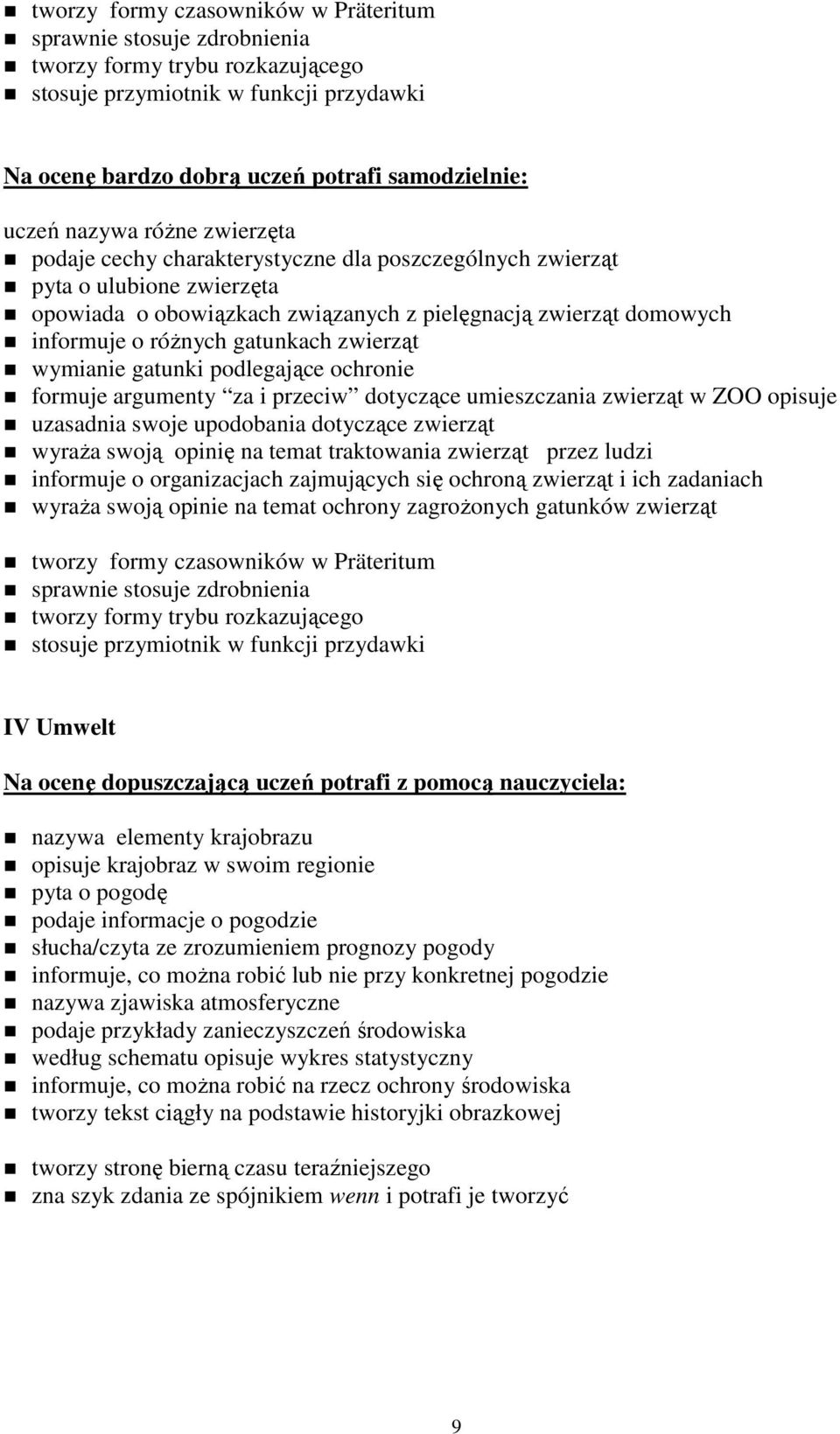gatunkach zwierząt wymianie gatunki podlegające ochronie formuje argumenty za i przeciw dotyczące umieszczania zwierząt w ZOO opisuje uzasadnia swoje upodobania dotyczące zwierząt wyraŝa swoją opinię