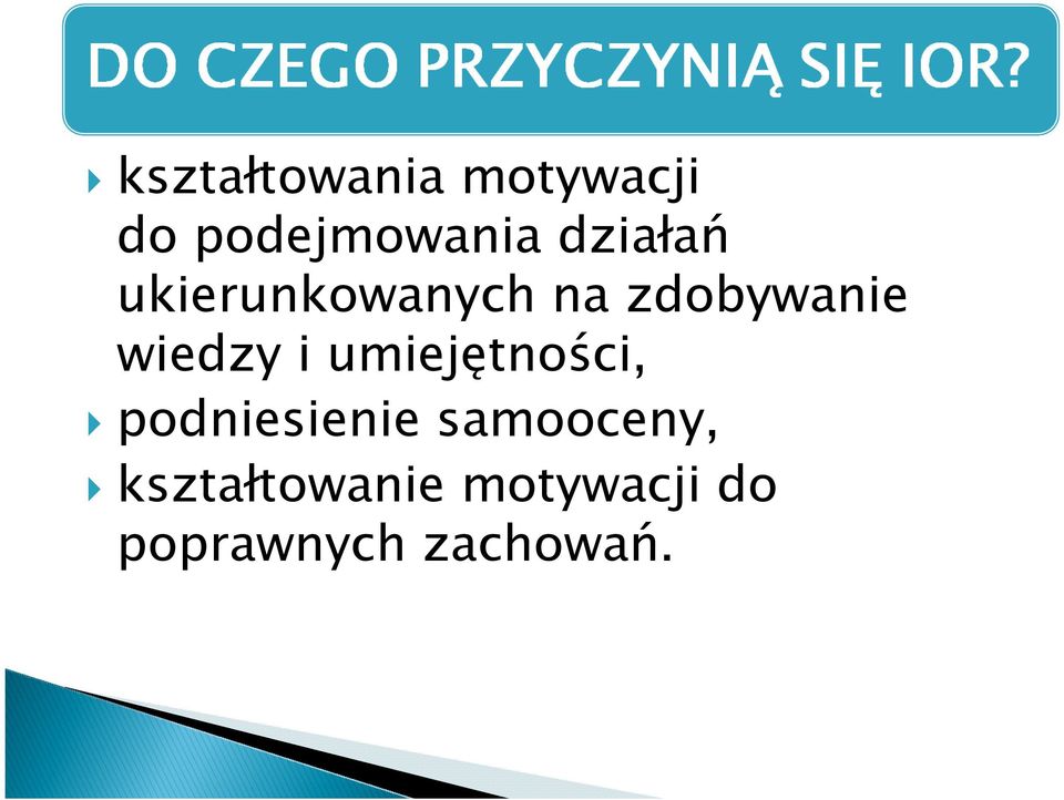 wiedzy i umiejętności, podniesienie