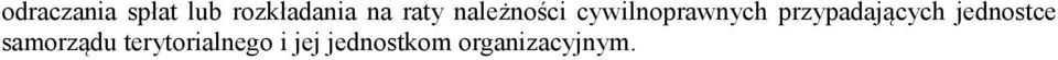 przypadających jednostce samorządu