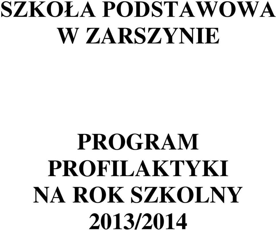 PROGRAM