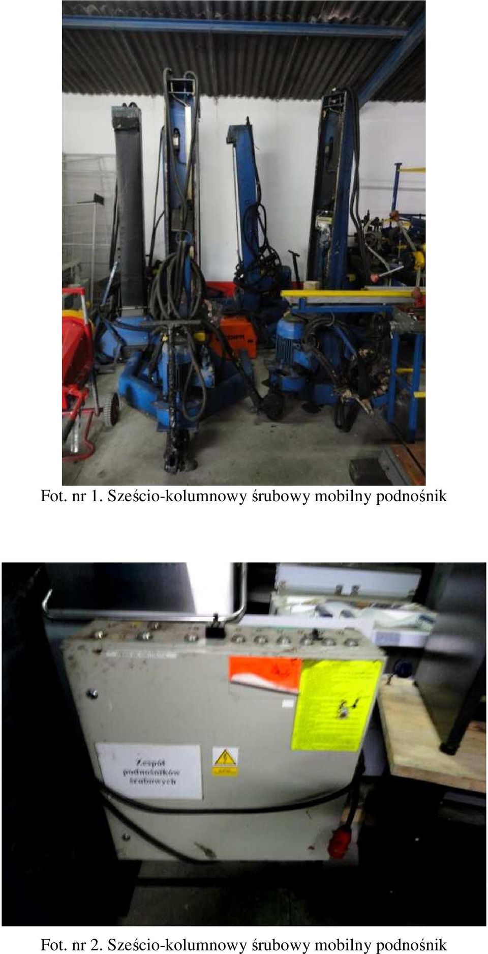 mobilny podnośnik Fot. nr 2.