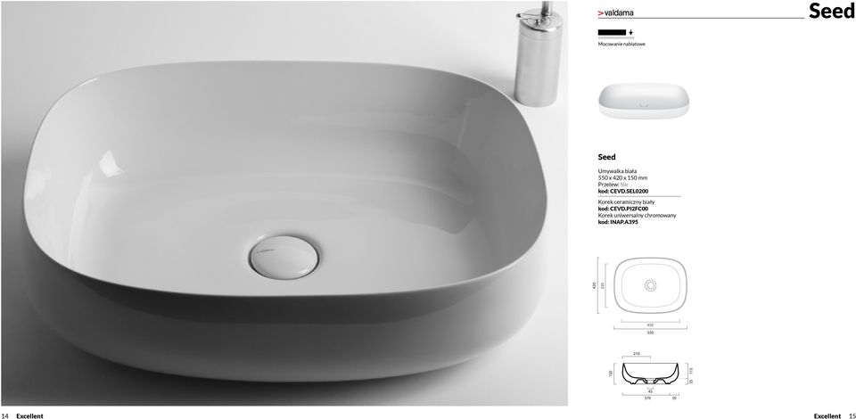 SEL0200 Korek ceramiczny biały 72 mm Korek kod: CEVD.PI2FC00 ceramiczny biały kod: Korek CEVD.