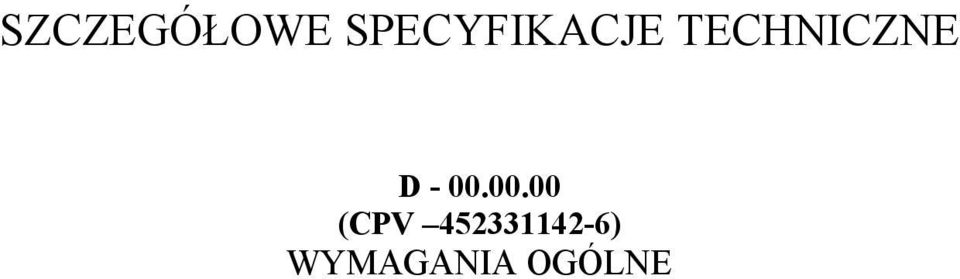 TECHNICZNE D - 00.