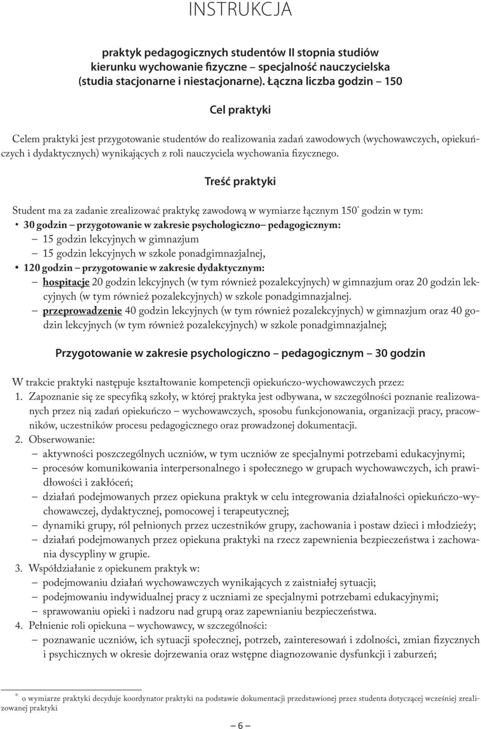 wychowania fizycznego.