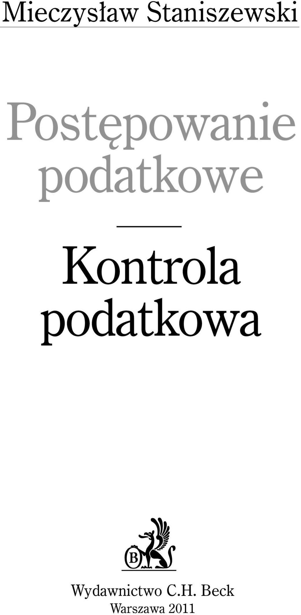 Kontrola podatkowa