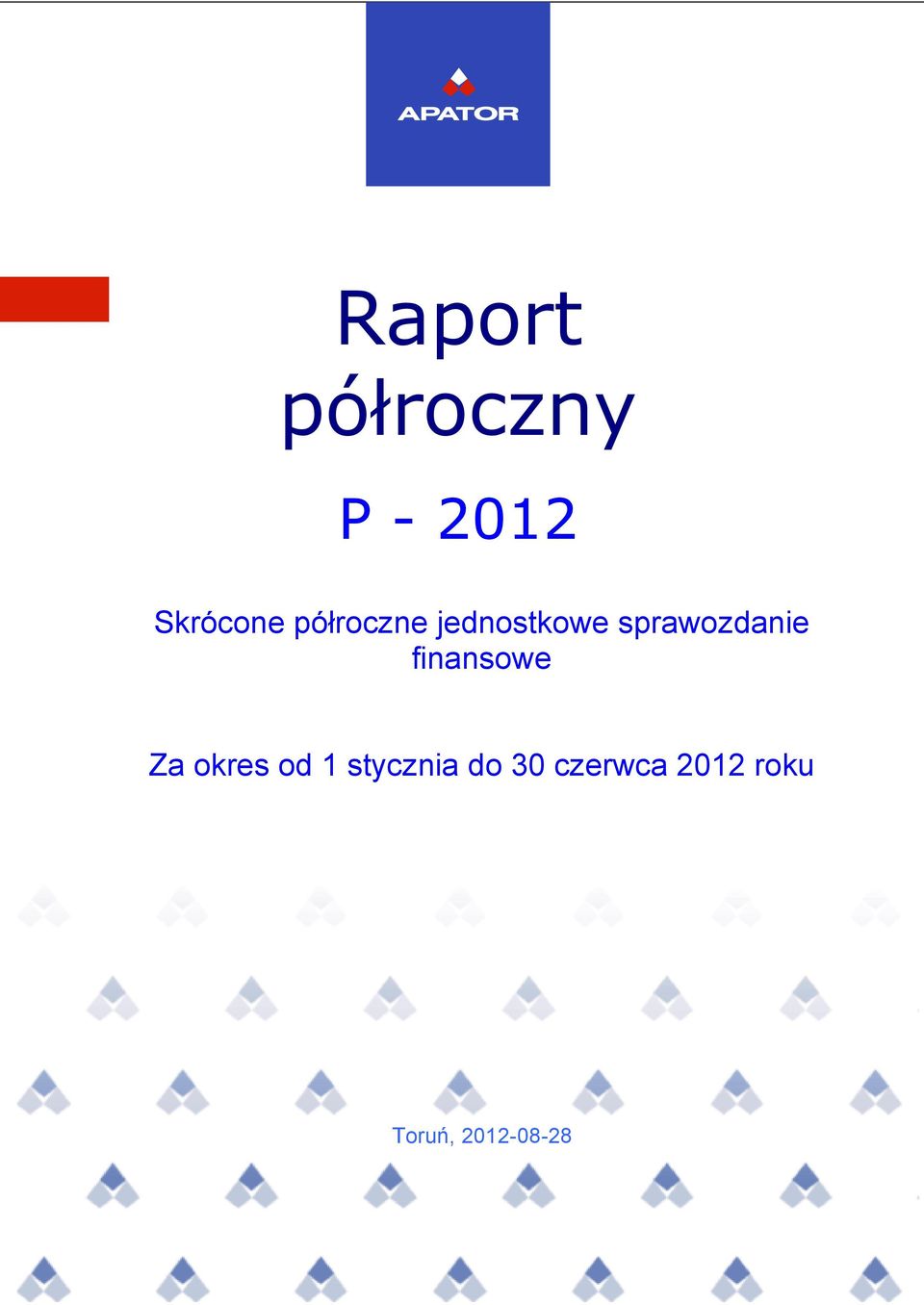 finansowe Za okres od 1 stycznia do