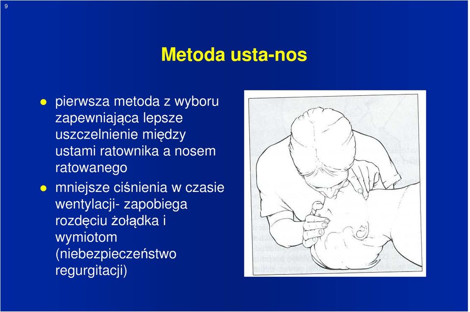 ratowanego mniejsze ciśnienia w czasie wentylacji-