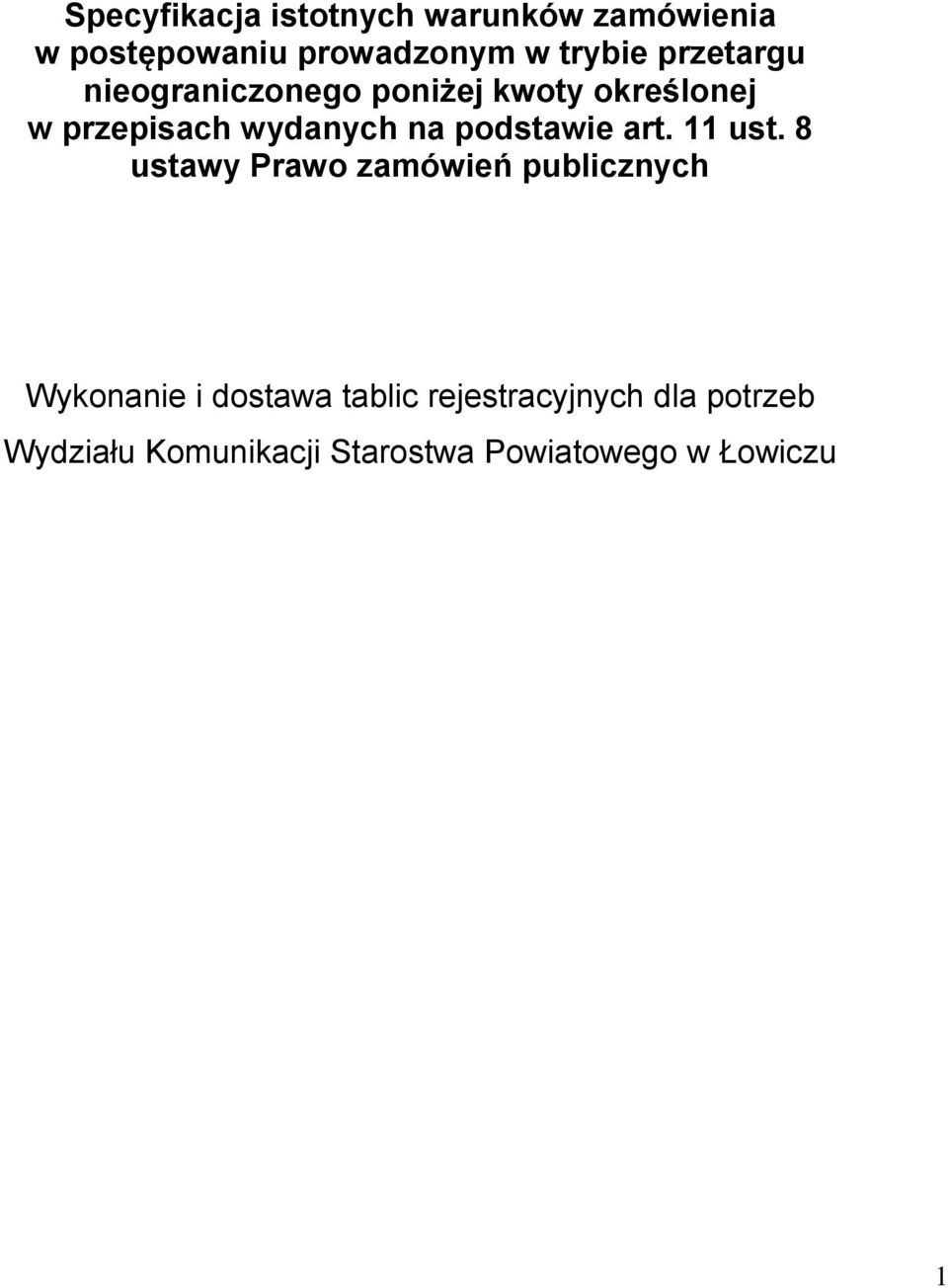 podstawie art. 11 ust.